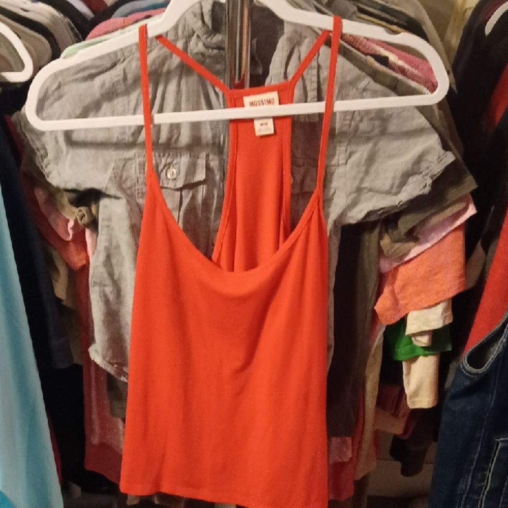 Mossimo Supply Co. Bright Orange Spaghetti-Strap Camisole